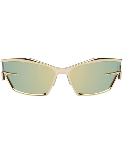 Givenchy Gold Giv Cut Sunglasses - Black