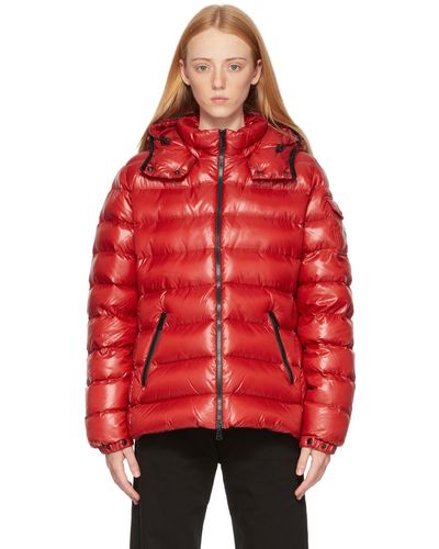 Moncler Ssense Exclusive Red Down Bady Jacket