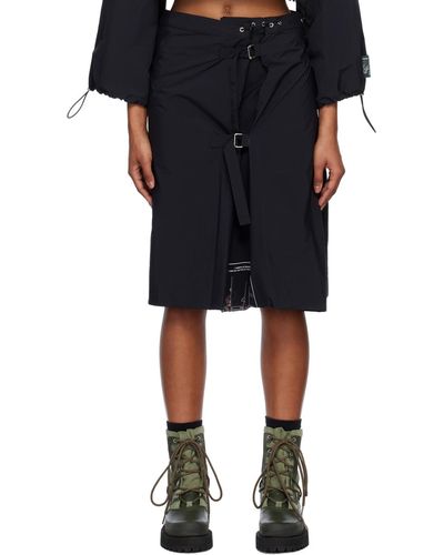 Reese Cooper ハイキング ブランケット スカート - ブラック