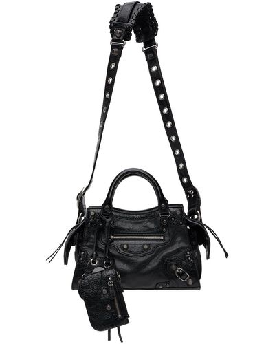 Balenciaga Black Xs Neo Cagole Bag