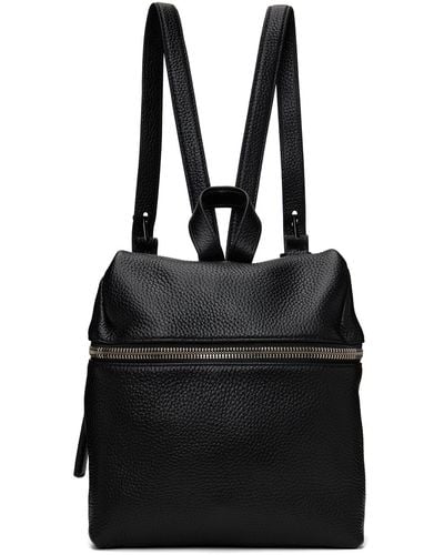 Kara Leather Backpack - Black