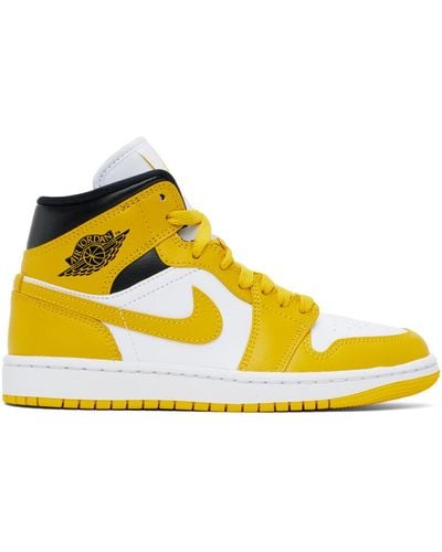 Nike Air Jordan 1 Mid Sneakers - Yellow