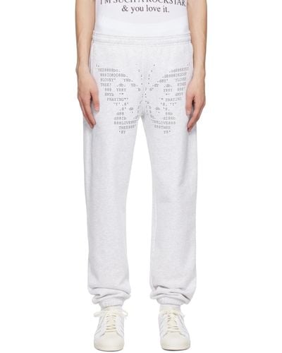 PRAYING Butterfly Joggers - Grey