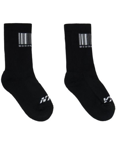 VTMNTS Barcode Socks - Black