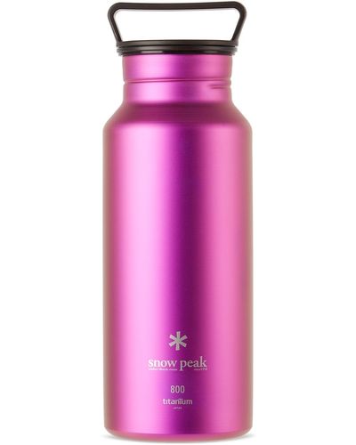 Snow Peak Titanium Aurora Bottle, 800 Ml - Pink