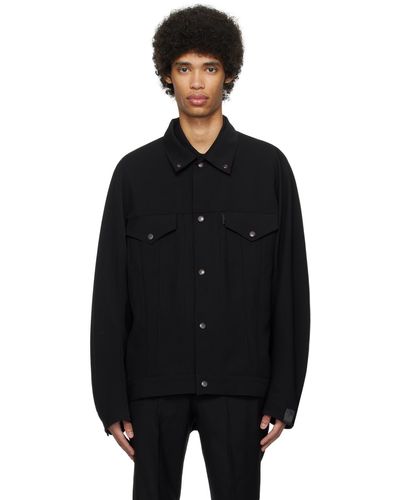 N. Hoolywood Buttoned Jacket - Black
