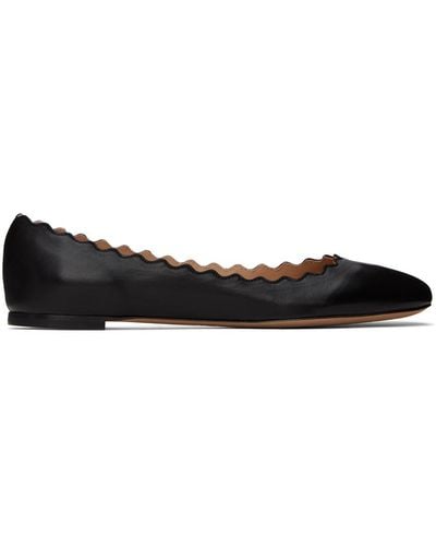 Chloé Black Lauren Ballerina Flats