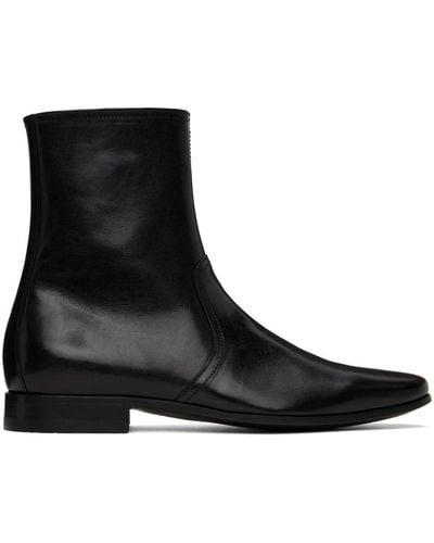 Pierre Hardy 400 Leather Chelsea Boots - Black