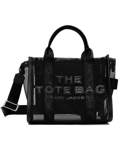 Marc Jacobs Petit cabas 'the tote bag' noir en filet