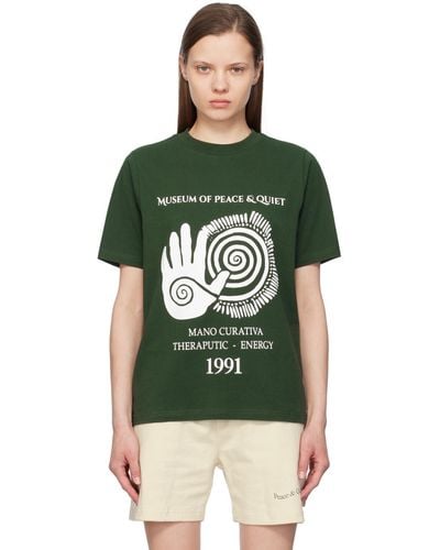 Museum of Peace & Quiet 'Mano Curativa' T-Shirt - Green