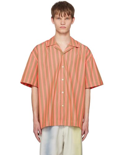 Paul Smith Brown Oversized Shirt - Orange