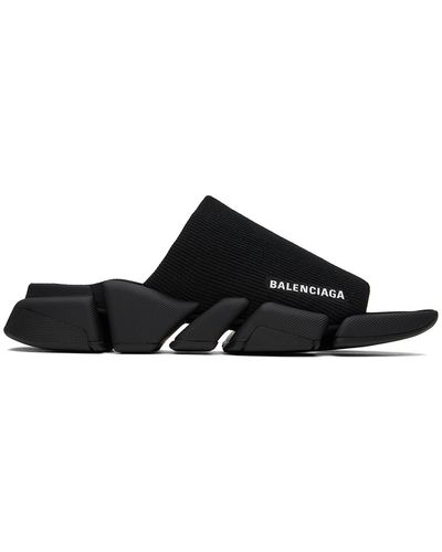 Balenciaga Sandales à enfiler speed 2.0 noires