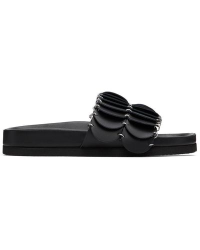 Rabanne Pacoïo Flat Sandals - Black