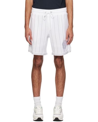BOSS Stripe Shorts - White