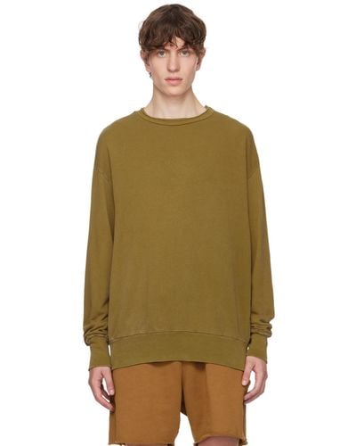 Les Tien Roll Neck Sweatshirt - Green