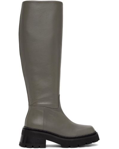 BY FAR Grey Russel Boots - Multicolour