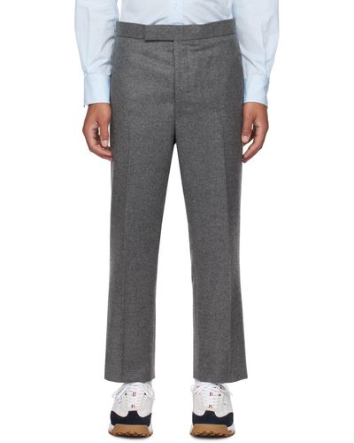 Thom Browne Thom e pantalon gris à quatre poches