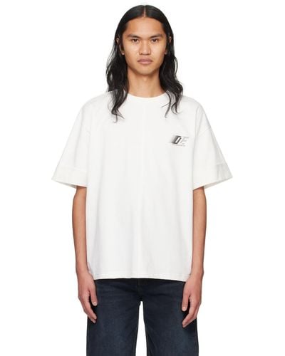 Dion Lee White 'dle' T-shirt