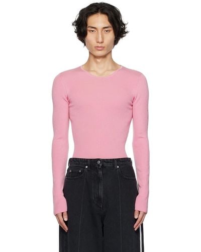 Peter Do Ribbed Sweater - Pink