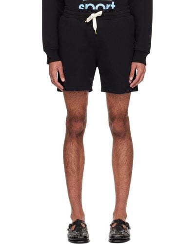 Casablancabrand Patch Shorts - Black