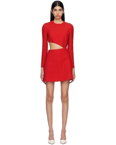 Valentino Cutout Minidress - Red