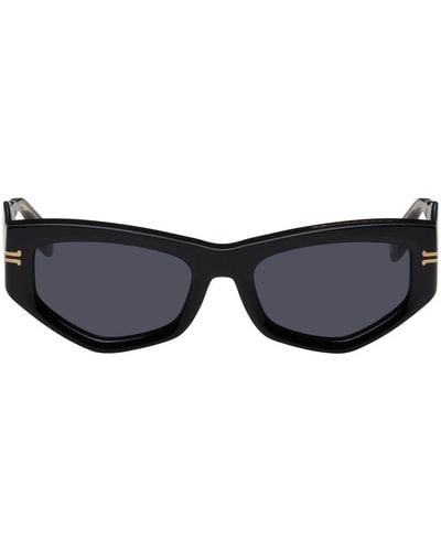 Marc Jacobs Black 'the Icon' Rectanglar Sunglasses