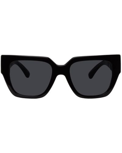 Versace Black Medusa Chain Sunglasses