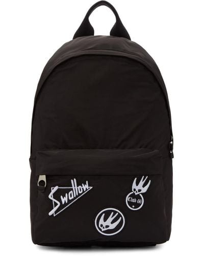 McQ Black Swallow Backpack