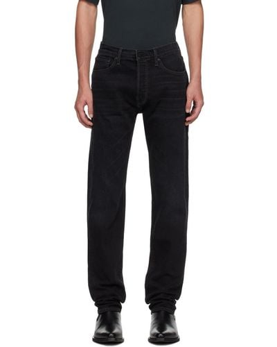 RE/DONE Black 60s Slim Jeans