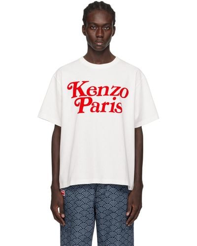KENZO Verdyエディション オフホワイト Paris Tシャツ - ブラック