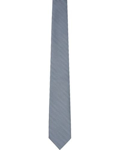 Tom Ford Cravate bleue en soie - Noir