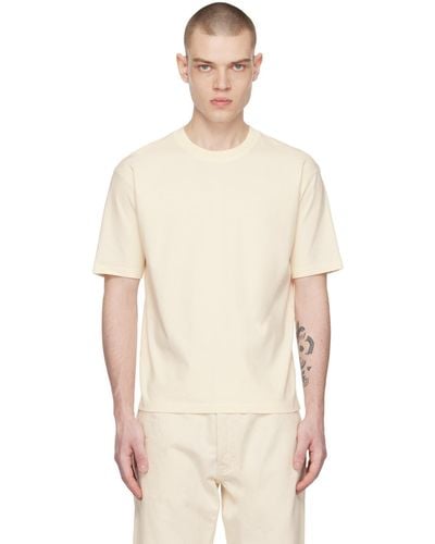 Drake's T-shirt hiking blanc cassé - Neutre