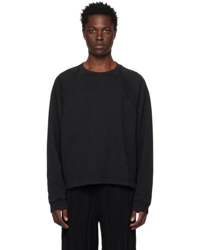 Acne Studios Black Embossed Sweatshirt