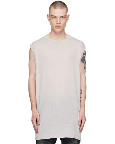 Boris Bidjan Saberi Grey Object-dyed T-shirt