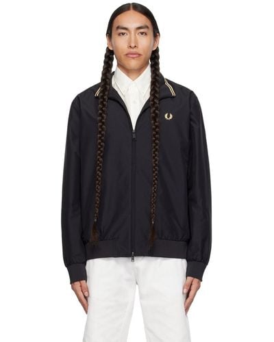Fred Perry F Perry Brentham ジャケット - ブラック