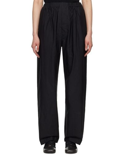 Lemaire Relaxed Trousers - Black