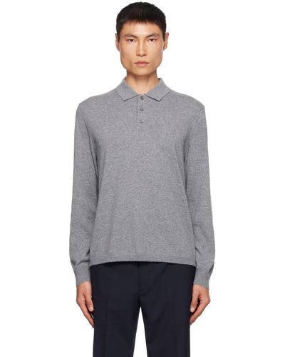 Theory Polo hilles gris