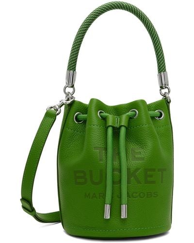 Marc Jacobs 'the Leather Bucket' Bag - Green