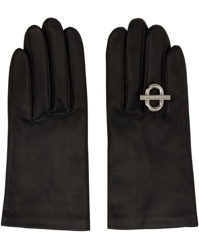 Rabanne Link Gloves - Black
