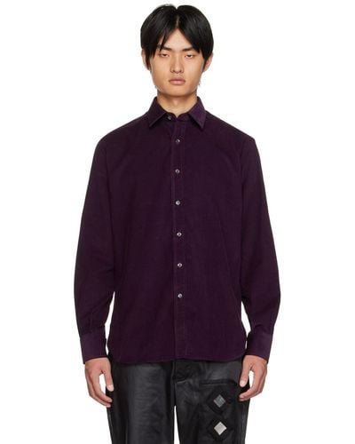 SEBLINE Gusset Shirt - Purple
