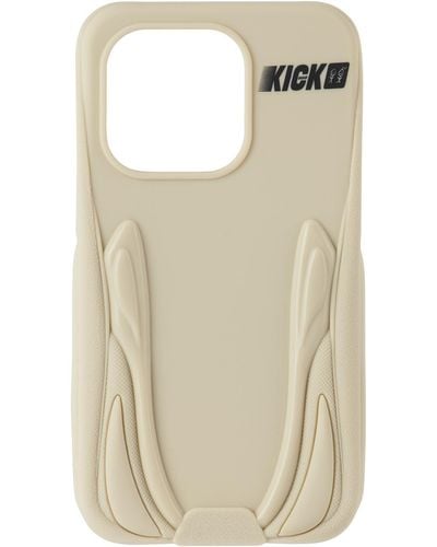 Urban Sophistication Off- 'The Kick' Iphone 14 Pro Case - Natural