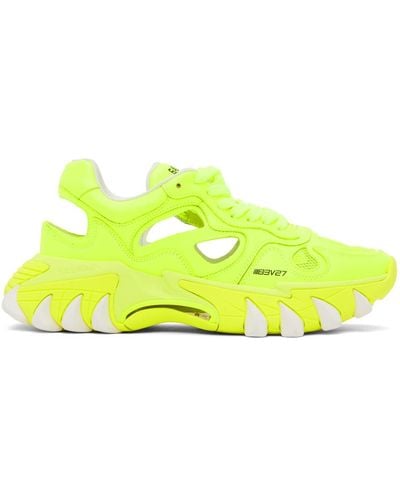 Balmain B-eats Neon Sneakers - Yellow