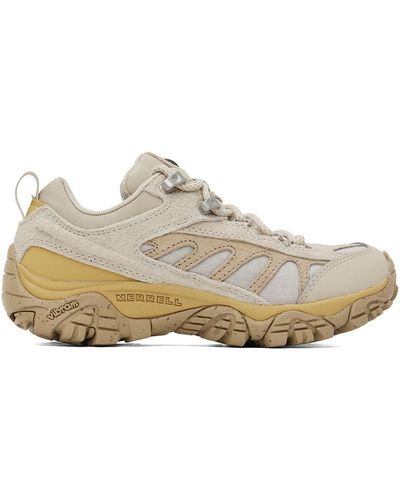 Merrell Off-white & Yellow Moab Mesa Luxe Trainers - Black