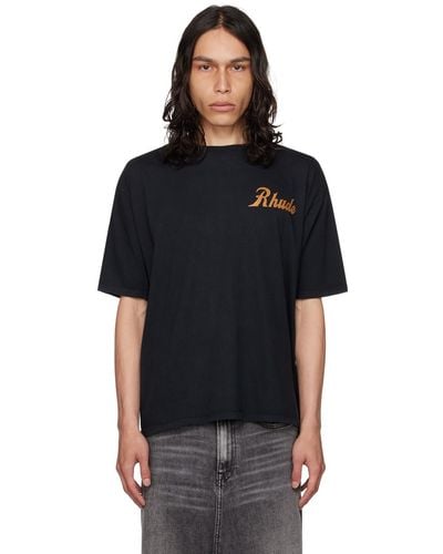 Rhude Sales And Service Tシャツ - ブラック