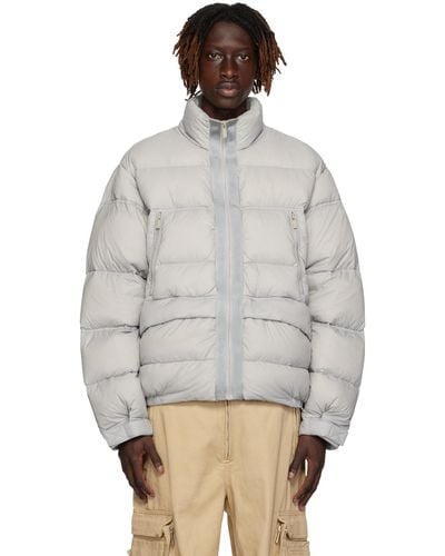 C2H4 Quilted Down Jacket - Grey