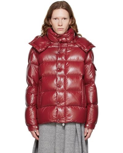 Moncler Extraordinary Forever Maya Quilted Shell Jacket - Red