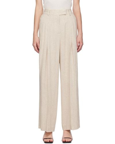 By Malene Birger Cymbaria Trousers - Natural