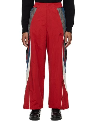 Adererror Milos Track Trousers - Red