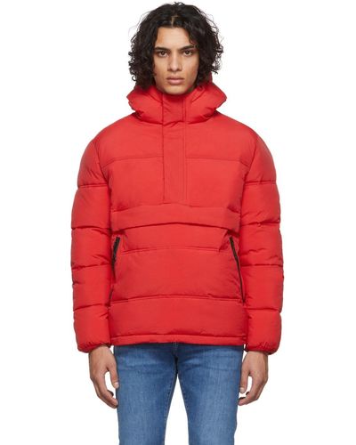 The Very Warm Anorak Puffer Jacket - Red