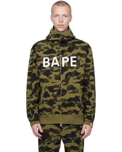 Bape on sale hoodie green